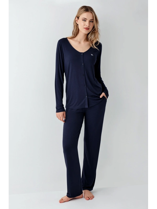 Arnetta 3460-s Kadın Uzun Kol Pijama Takım