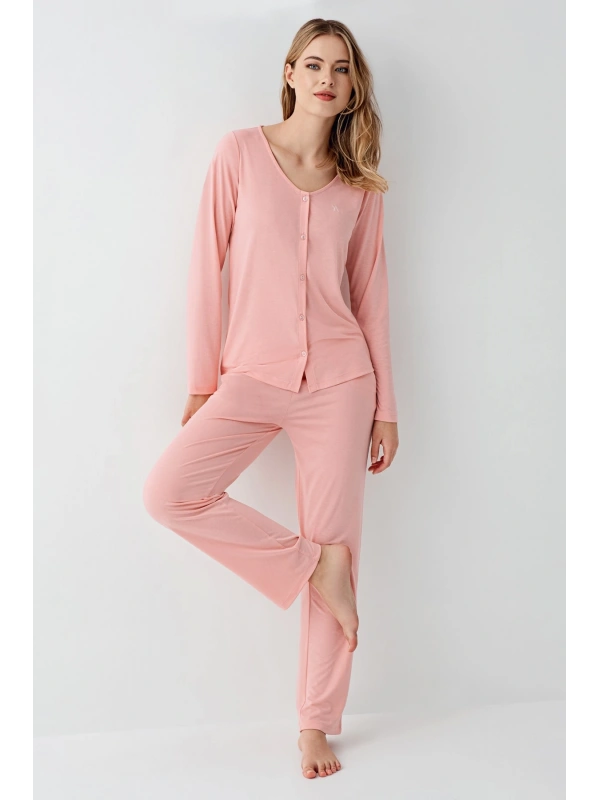 Arnetta 3460-s Kadın Uzun Kol Pijama Takım