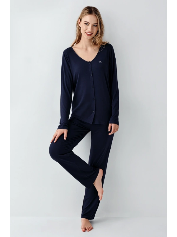 Arnetta 3460-s Kadın Uzun Kol Pijama Takım