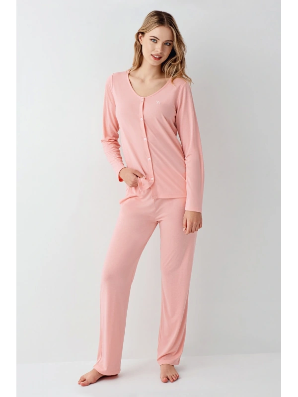 Arnetta 3460-s Kadın Uzun Kol Pijama Takım