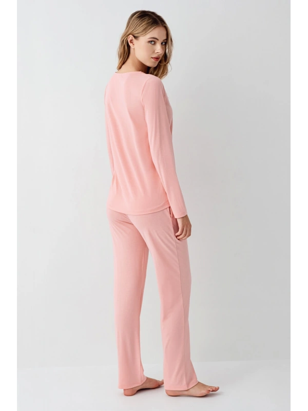 Arnetta 3460-s Kadın Uzun Kol Pijama Takım