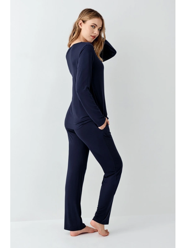 Arnetta 3460-s Kadın Uzun Kol Pijama Takım