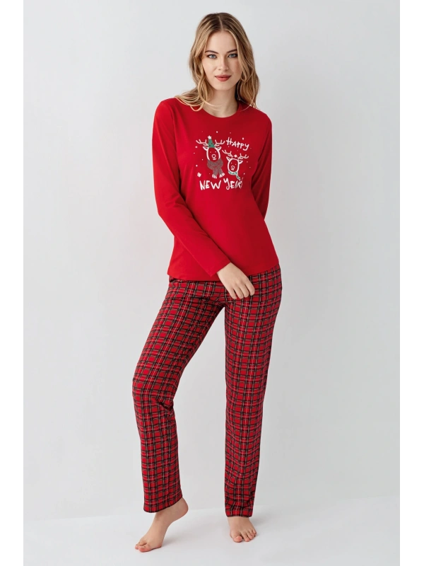 Arnetta 3514-s Kadın Uzun Kol Pijama Takım