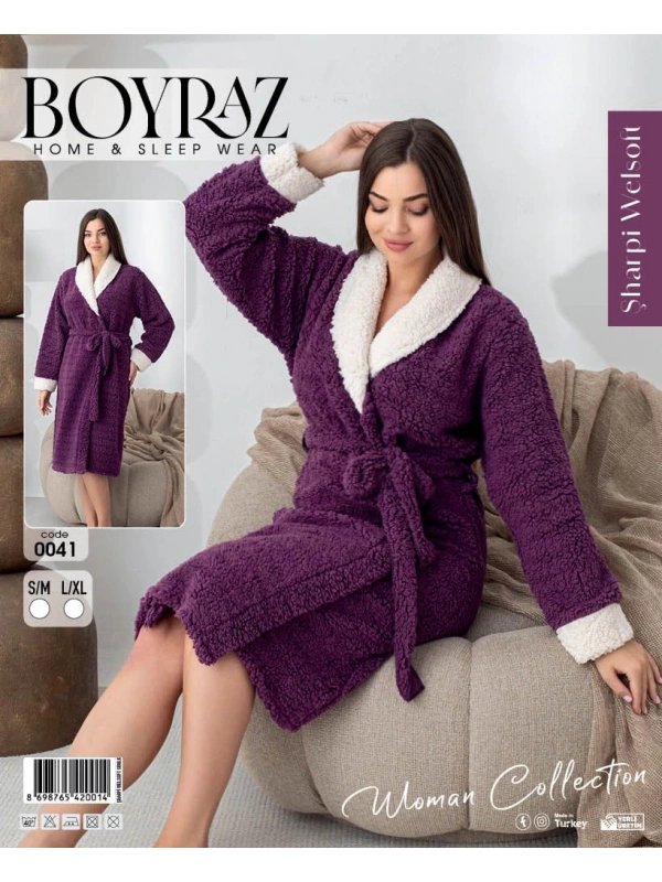 Boyraz 0041 Kadın Sharpi Welsolf Sabahlık