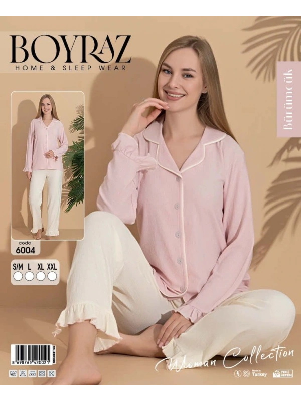 Boyraz 6004 Bürümcük Kumaş Pinterest Pijama Takımı