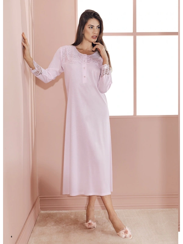 Espuar 737 Penye Uzun Gecelik Sabahlık Takım