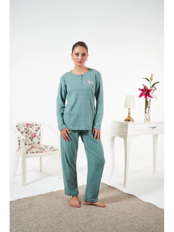 Estiva 25330 İnterlok Şardonlu Pijama Takımı