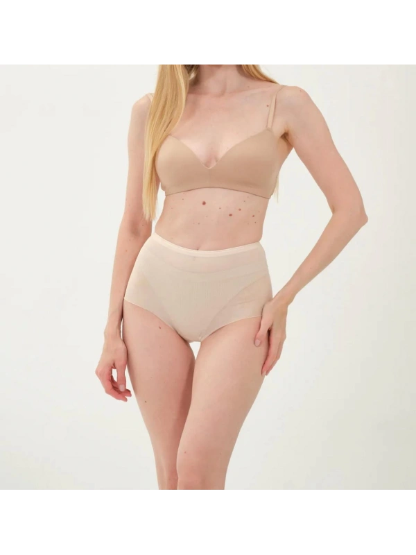 Freshness 0025 Lazer Kesim Tül Yüksek Bel Bato Korse