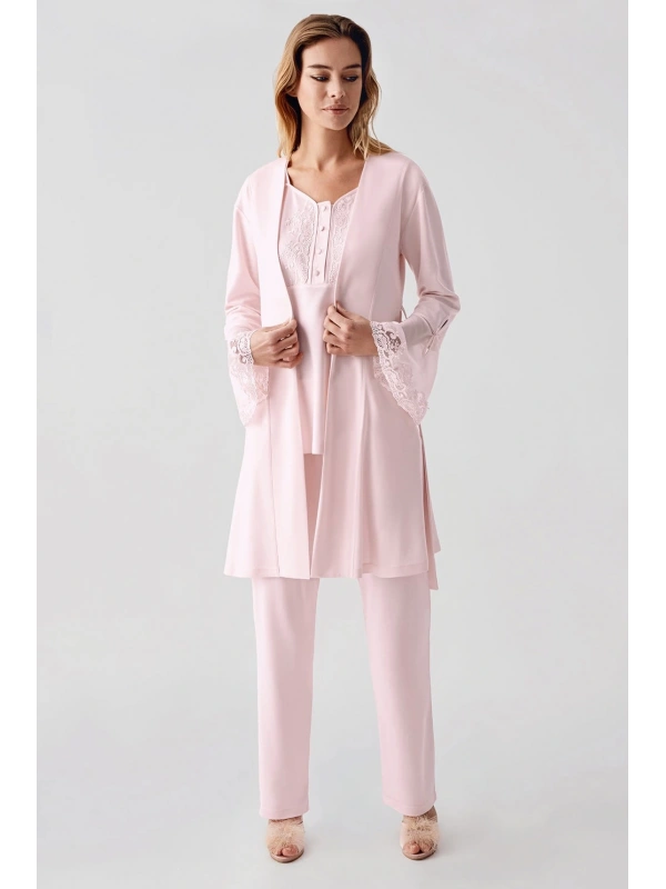 Freshness 322 Kadın Sabahlıklı Pijama Takımı