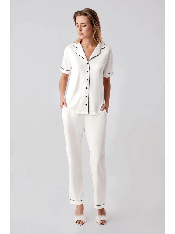 Freshness 324 Kadın 4lü Sabahlıklı Şorlu Pijama Takımı