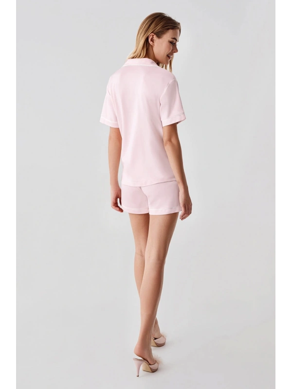 Freshness 324 Kadın 4lü Sabahlıklı Şorlu Pijama Takımı