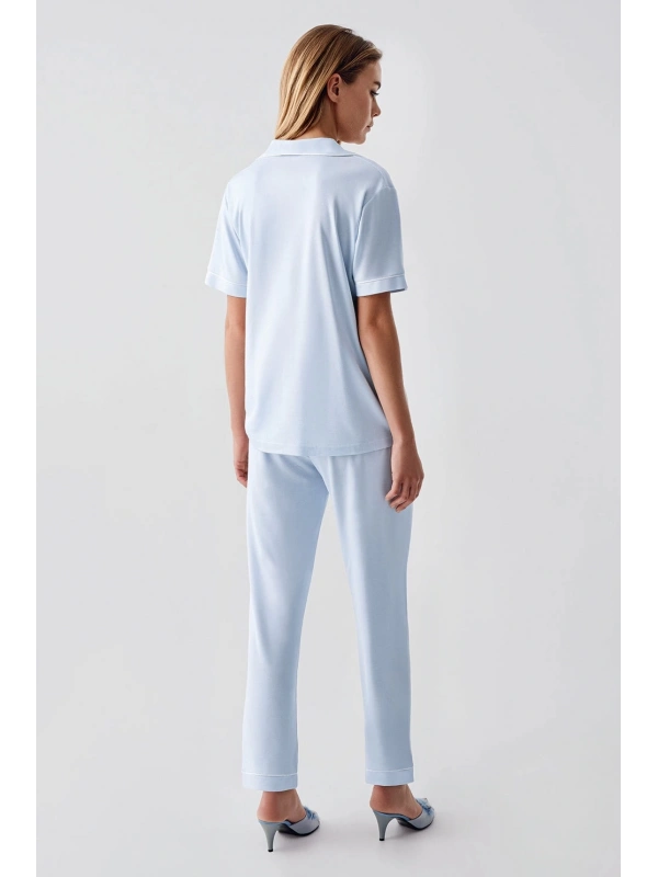 Freshness 324 Kadın 4lü Sabahlıklı Şorlu Pijama Takımı