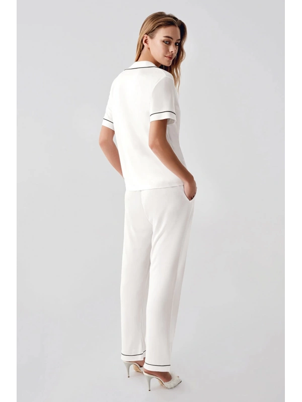 Freshness 324 Kadın 4lü Sabahlıklı Şorlu Pijama Takımı