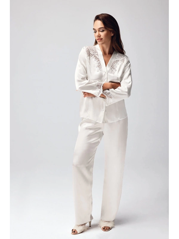 Freshness 9950-pt Saten Dantel Detaylı Pijama Takımı