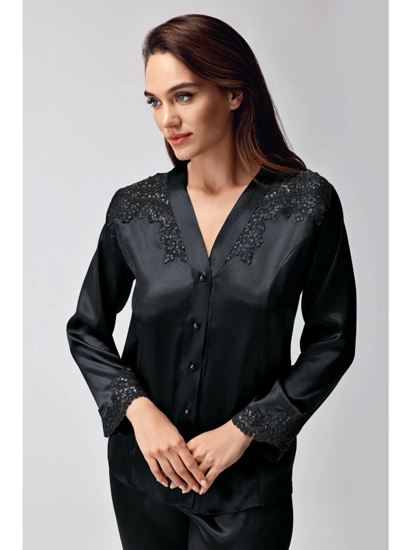 Freshness 9950-pt Saten Dantel Detaylı Pijama Takımı