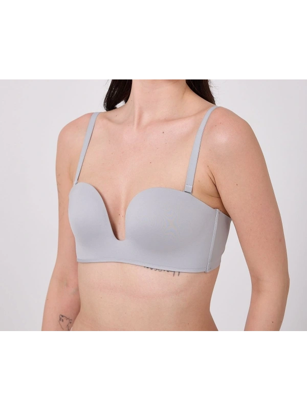 Freshness Msf05 Destekli V Dekolte Lazer Kesim Sütyen