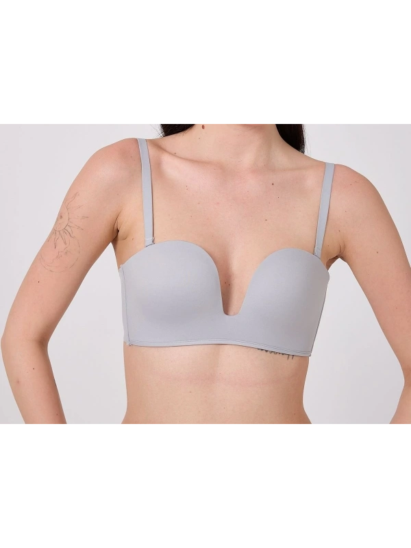 Freshness Msf05 Destekli V Dekolte Lazer Kesim Sütyen