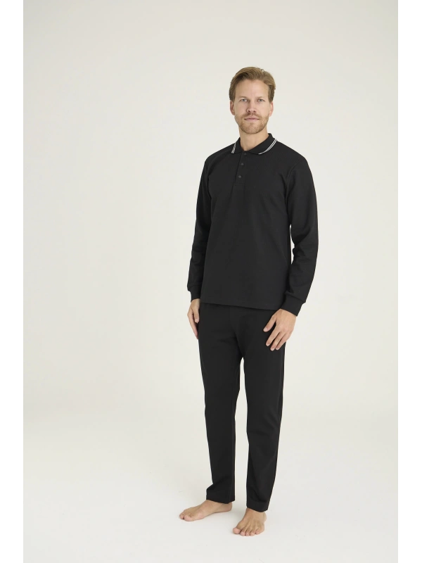 Kocabey 6014 Erkek Triko Yaka Pijama Takım