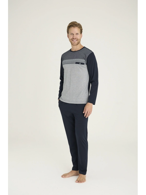 Kocabey 9217 Erkek O.yaka Flato Cepli Pijama Takım