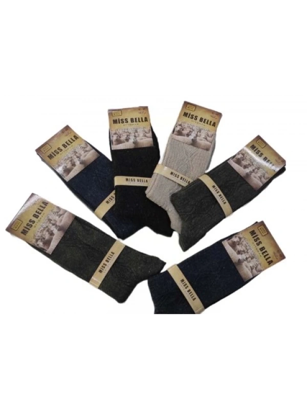 Miss Bella Lamswool Kışlık Erkek Çorap 8 Adet