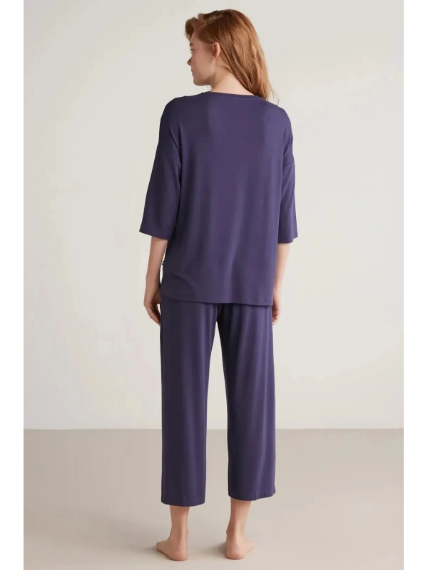 Nautıca W602 Kadın Uzun Kollu Pijama Takımı