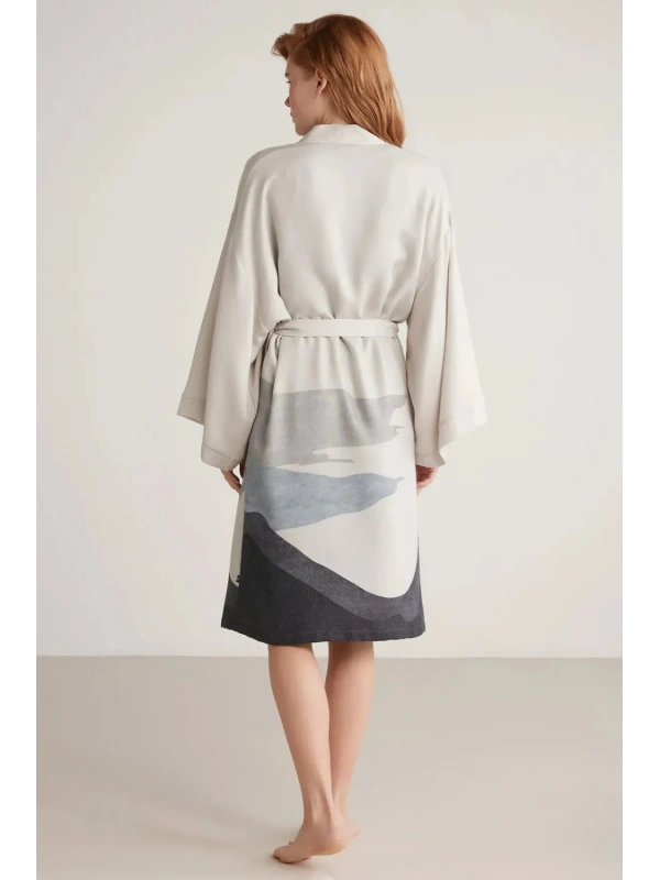 Nautıca W605 Kadın Kısa Gecelik Ve Sabahlık Takımı