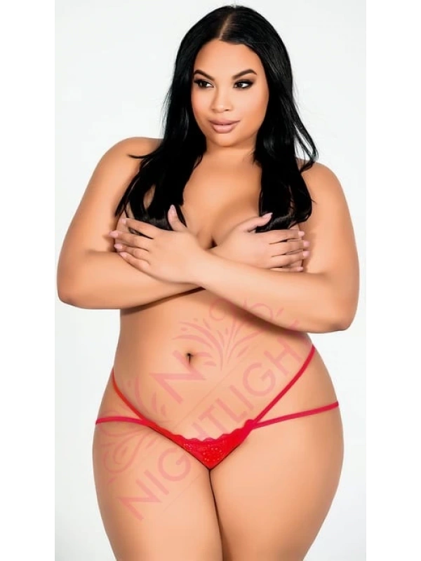 Nightlıght 9133 Büyük Beden Erotik Özel Bölgesi Açık Külot