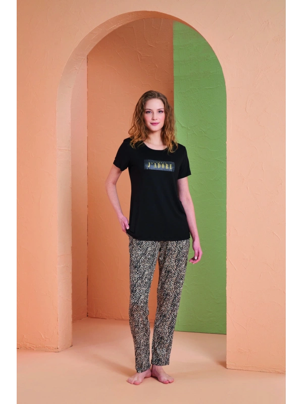 Pjs 27036 Kadın Kısa Kol Pijama Takımı