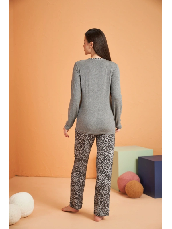 Pjs 28047 Kadın Patlı Pijama Takım
