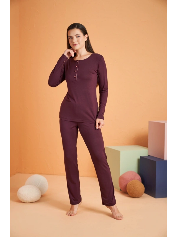 Pjs 28048 Kadın Patlı Pijama Takım