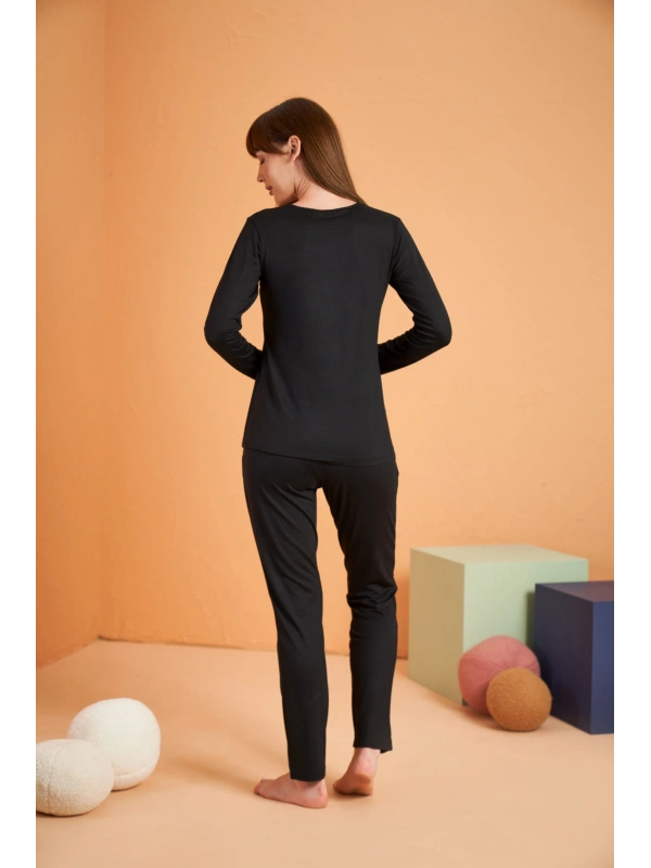 Pjs 28048 Kadın Patlı Pijama Takım