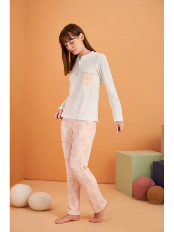 Pjs 28056 Kadın Patlı Pijama Takım