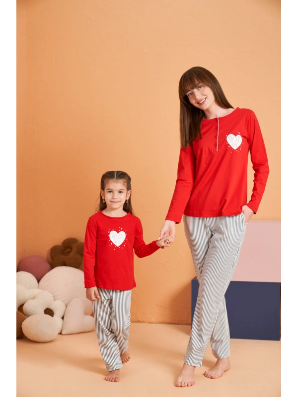 Pjs 28062 Kadın Patlı Pijama Takım