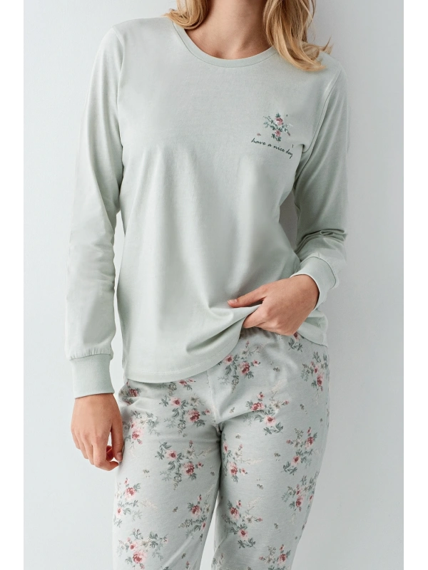 Rolypoly 3703-s Kadın Uzun Kol Pijama Takım