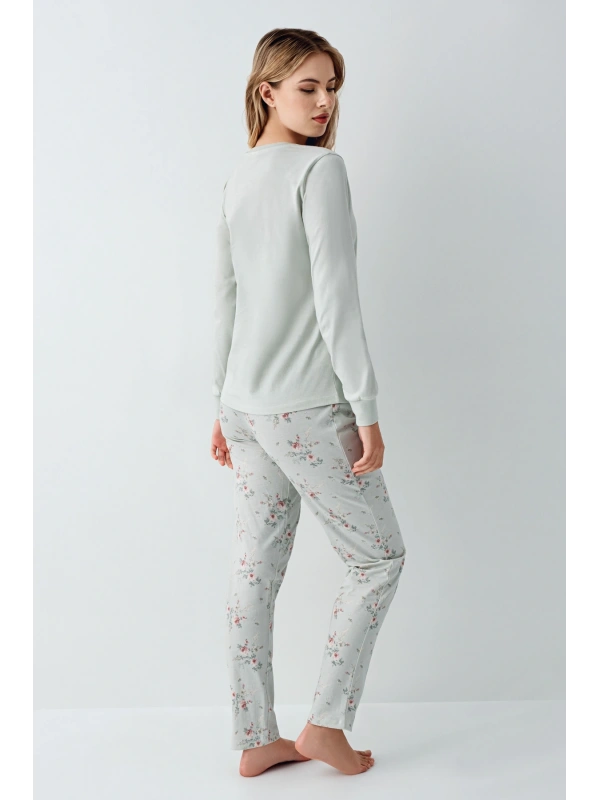 Rolypoly 3703-s Kadın Uzun Kol Pijama Takım