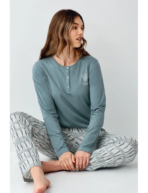 Arnetta 3406-s Kadın Uzun Kol Pijama Takım