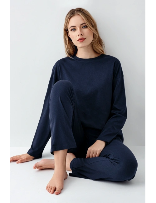 Arnetta 3407-s Kadın Uzun Kol Pijama Takım