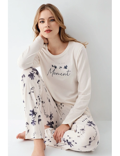 Arnetta 3411-s Kadın Uzun Kol Pijama Takım