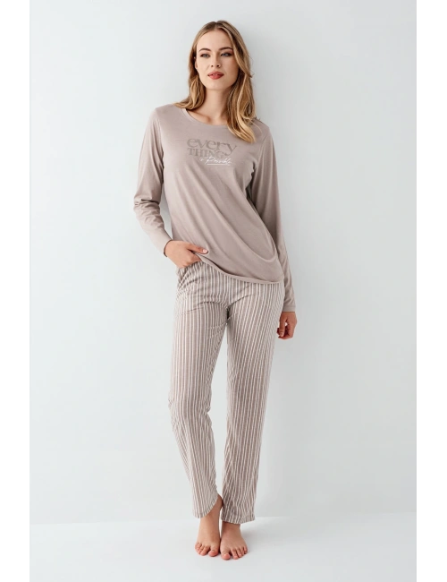 Arnetta 3424-s Kadın Uzun Kol Pijama Takım