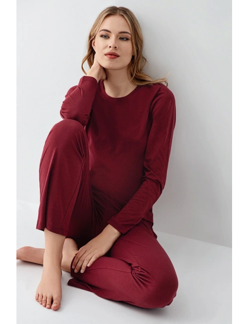 Arnetta 3446-s Kadın Uzun Kol Pijama Takım