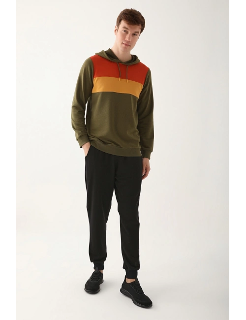 Arnetta Ar2785-s Erkek Uzun Kol Kapüşonlu Pijama Takımı