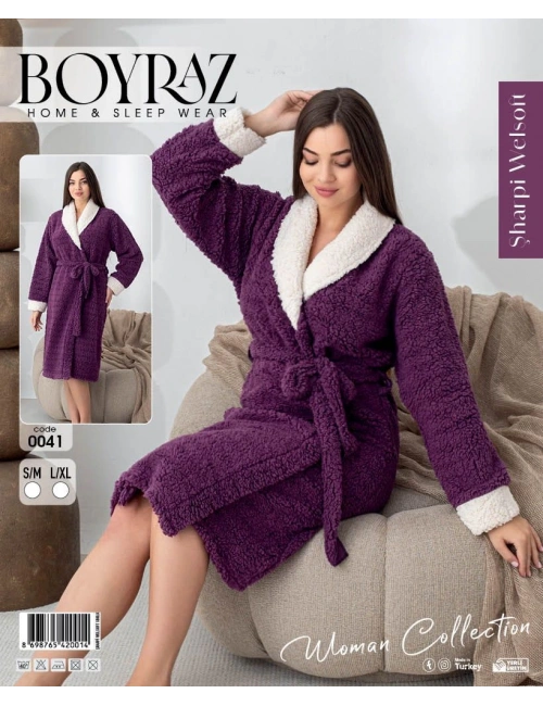 Boyraz 0041 Kadın Sharpi Welsolf Sabahlık