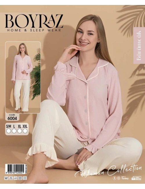 Boyraz 6004 Bürümcük Kumaş Pinterest Pijama Takımı