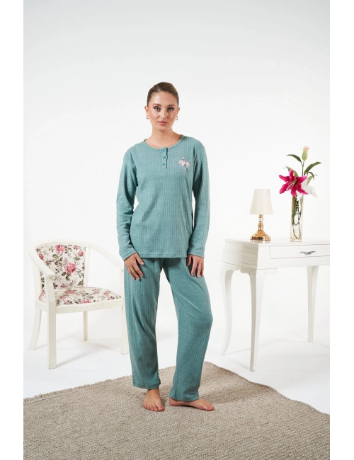 Estiva 25330 İnterlok Şardonlu Pijama Takımı
