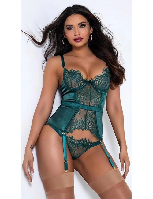 For Dreams 8350 Fantezi Bustiyer Jartiyer Takımı