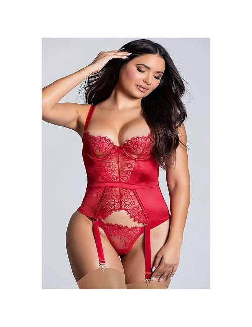 For Dreams 8350 Fantezi Bustiyer Jartiyer Takımı