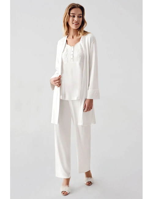 Freshness 321 Kadın Sabahlıklı Pijama Takımı