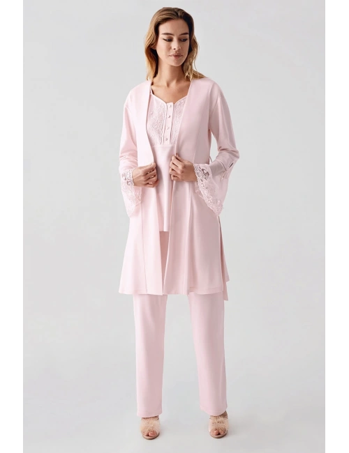 Freshness 322 Kadın Sabahlıklı Pijama Takımı