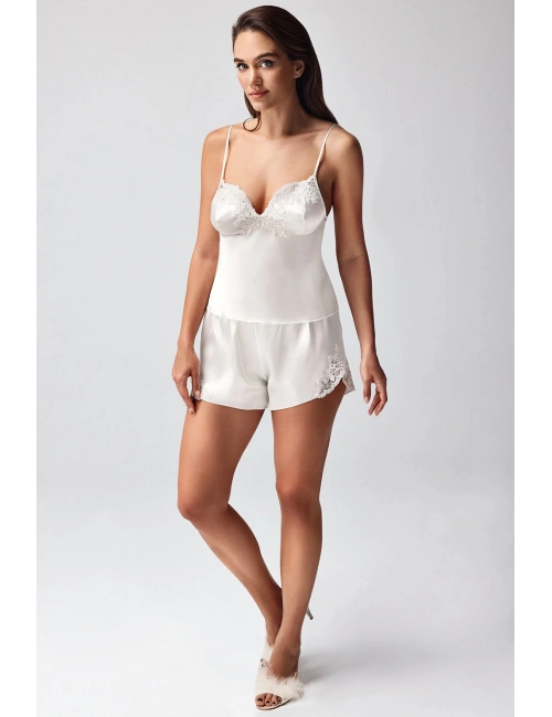 Freshness 9950-şt Saten Askılıı Şort Takımı