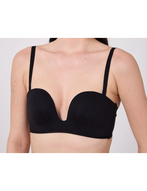 Freshness Msf05 Destekli V Dekolte Lazer Kesim Sütyen